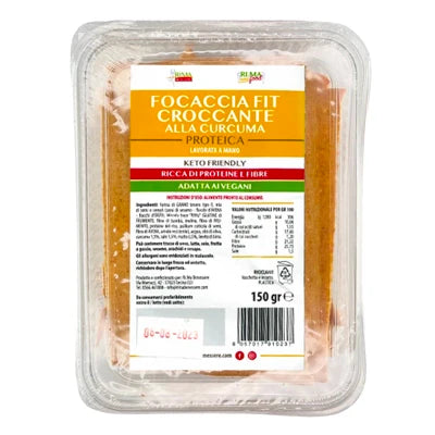 Focaccia Croccante Fit Proteica Curcuma 150g