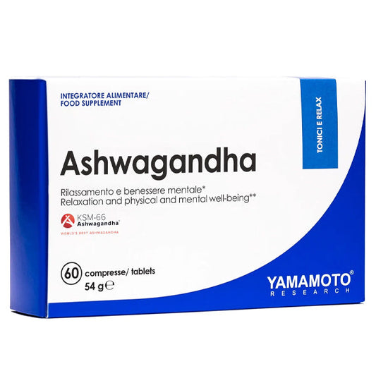 Ashwagandha KSM-66 Yamamoto 60 Capsules - Premium Extract