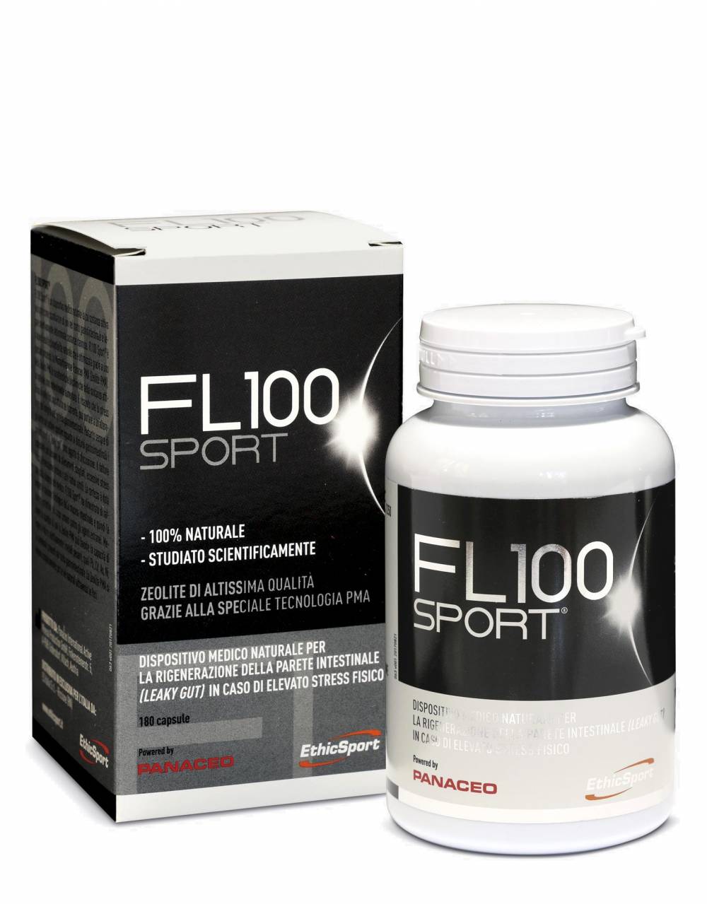 FL100 Sport 180 capsules of 500 mg
