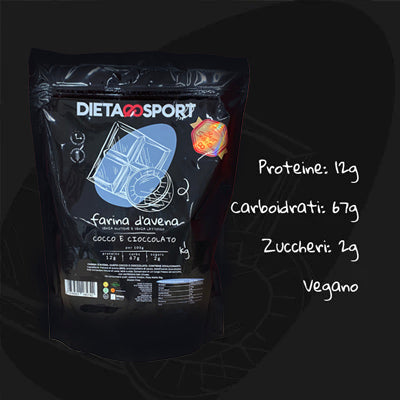 Farina d'avena 1000g Cocco e Cioccolato