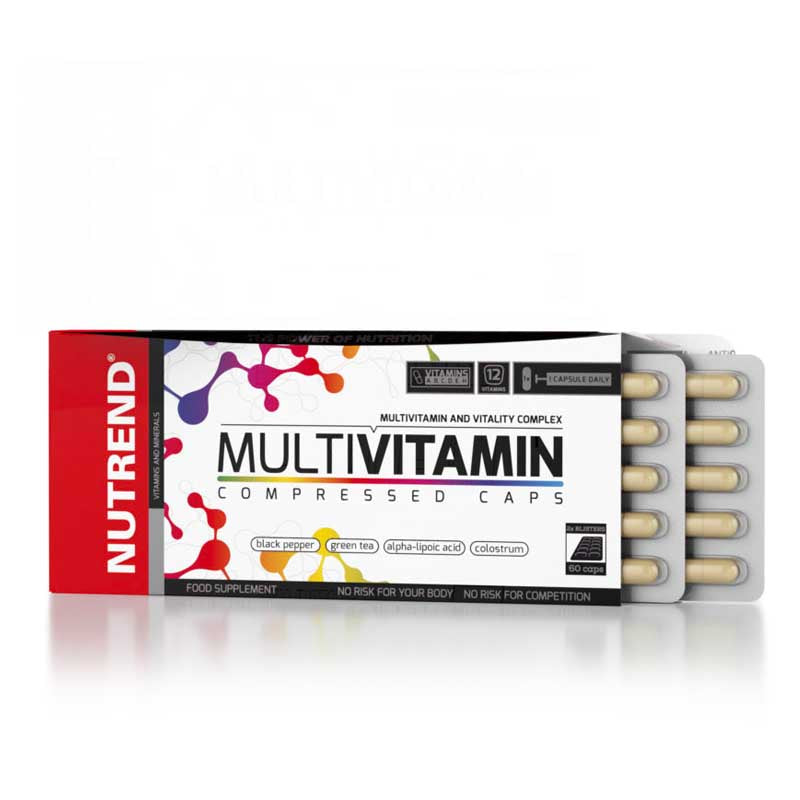 Nutrend MULTIVITAMIN COMPRESSED CAPS 60 caps